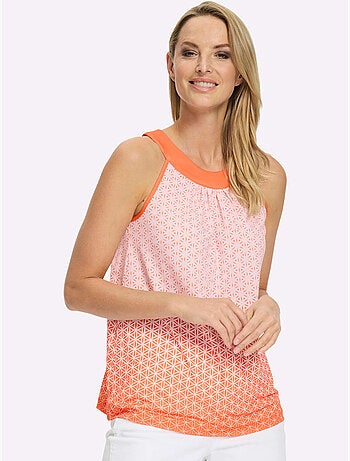 Débardeur Dos Nu Joli Dégradé De Couleurs - Taille Standard - Helline
