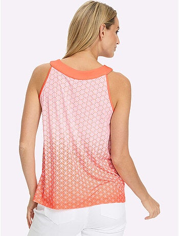 Débardeur Dos Nu Joli Dégradé De Couleurs - Taille Standard - Helline