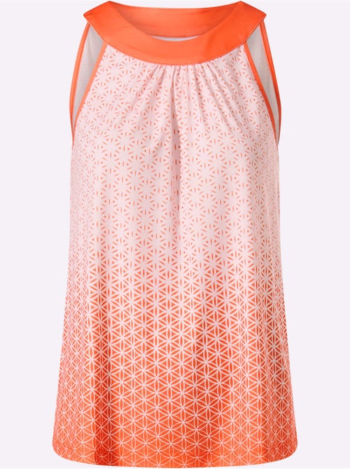 Débardeur Dos Nu Joli Dégradé De Couleurs - Taille Standard - Helline - Kiabi