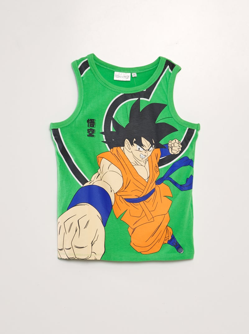 T-shirt à manches courtes Dragon Ball Z Goku et Majin Buu Capsule