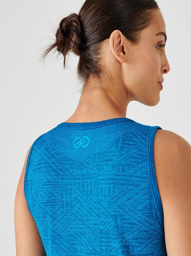 Débardeur Dynamic Climatyl femme  - DamartSport Bleu - Kiabi