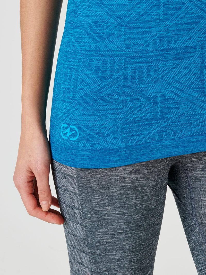 Débardeur Dynamic Climatyl femme  - DamartSport Bleu - Kiabi