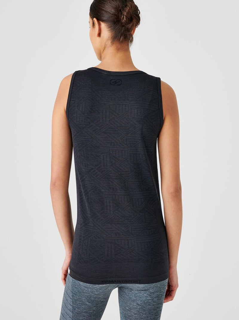 Débardeur Dynamic Climatyl femme  - DamartSport Noir - Kiabi