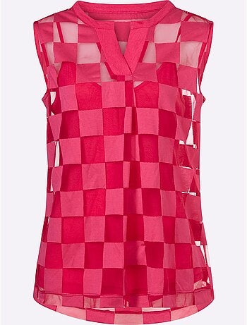 Débardeur Effet Vaporeux Chic - Taille Standard - Helline