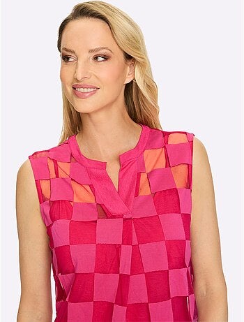 Débardeur Effet Vaporeux Chic - Taille Standard - Helline