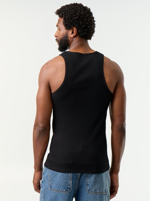 Débardeur en coton à col rond pour homme - Kiabi Débardeur en coton à col rond pour homme - Kiabi