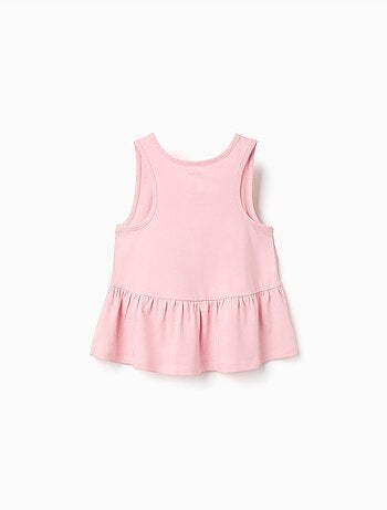 Débardeur en coton avec imprimé Stitch