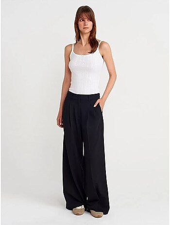 Débardeur en coton côtelé coupe slim dilvin