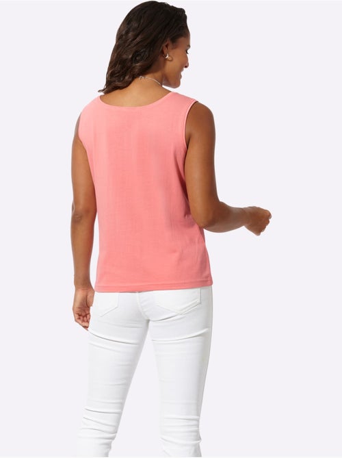 Débardeur en coton doux à encolure ronde et ourlet droit - Taille standard - Witt - Kiabi Débardeur en coton doux à encolure ronde et ourlet droit - Taille standard - Witt - Kiabi