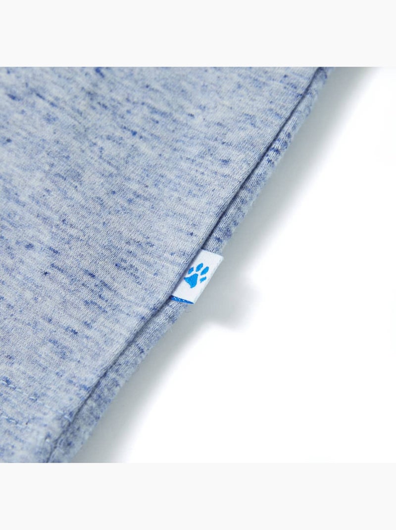 Débardeur en coton enfant clair cactus encolure ronde - vidaxl Bleu gris - Kiabi