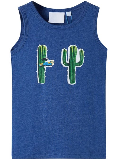 Débardeur en coton enfant clair cactus encolure ronde - vidaxl - Kiabi Débardeur en coton enfant clair cactus encolure ronde - vidaxl - Kiabi