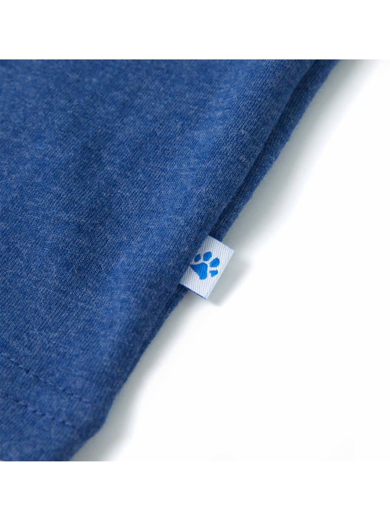 Débardeur en coton enfant clair cactus encolure ronde - vidaxl Bleu jean - Kiabi