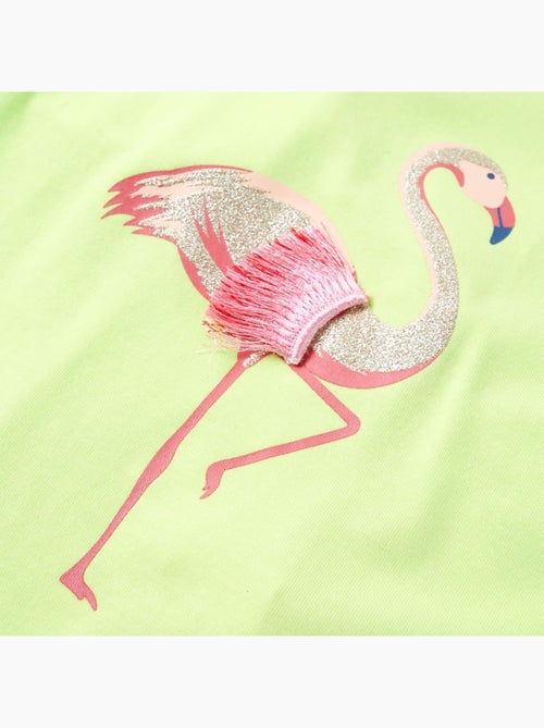 Débardeur en coton flamant pailleté à bretelles élastiques - vidaxl - Kiabi Débardeur en coton flamant pailleté à bretelles élastiques - vidaxl - Kiabi