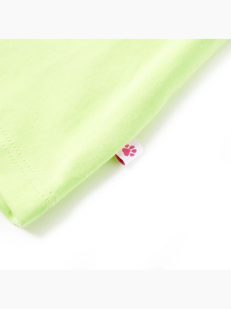 Débardeur en coton flamant pailleté à bretelles élastiques - vidaxl Jaune - Kiabi