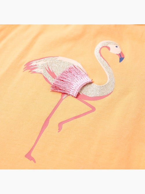 Débardeur en coton flamant pailleté à bretelles élastiques - vidaxl - Kiabi Débardeur en coton flamant pailleté à bretelles élastiques - vidaxl - Kiabi