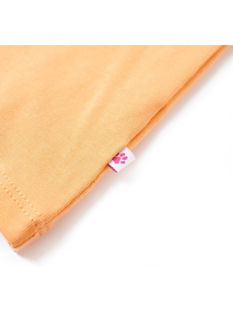 Débardeur en coton flamant pailleté à bretelles élastiques - vidaxl Orange - Kiabi