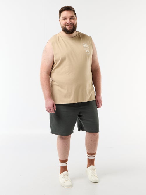 Débardeur en coton imprimé - Kiabi