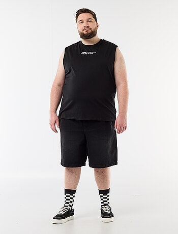 Débardeur en coton imprimé