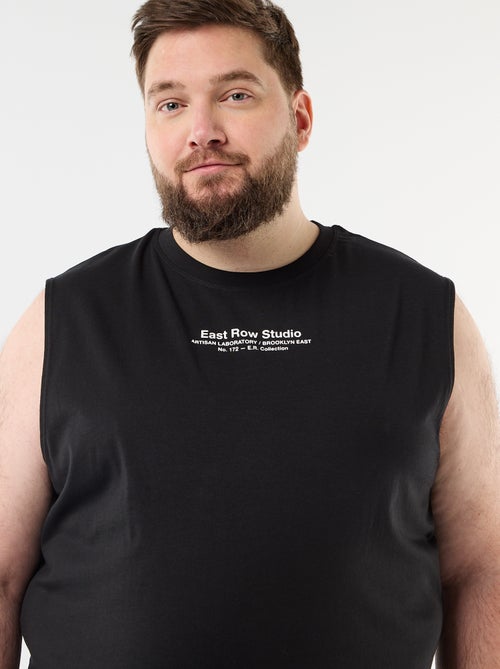 Débardeur en coton imprimé - Kiabi