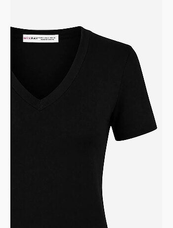 T-shirt manches courtes en coton mixray