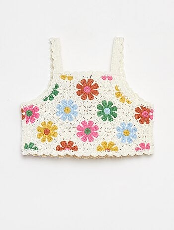 Débardeur en crochet
