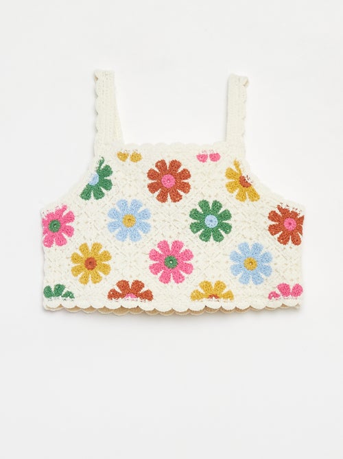 Débardeur en crochet - Kiabi