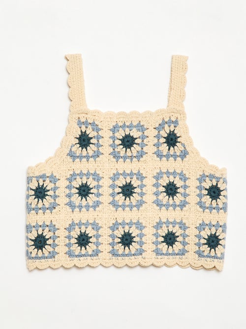 Débardeur en crochet - Kiabi