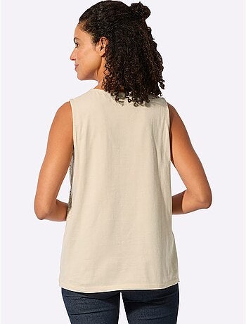 Débardeur En Dentelle 80% Coton - Taille Standard - Witt