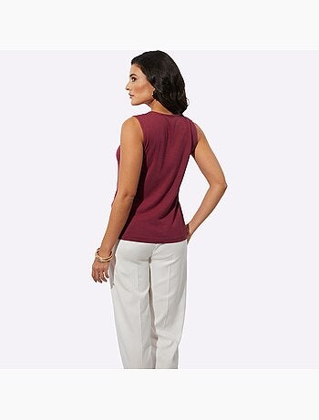 Débardeur En Dentelle 95% Modal - Taille Standard - helline