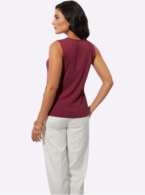 Débardeur En Dentelle 95% Modal - Taille Standard - Helline - Kiabi