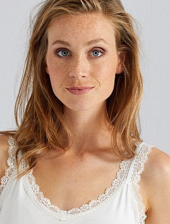 Débardeur en dentelle