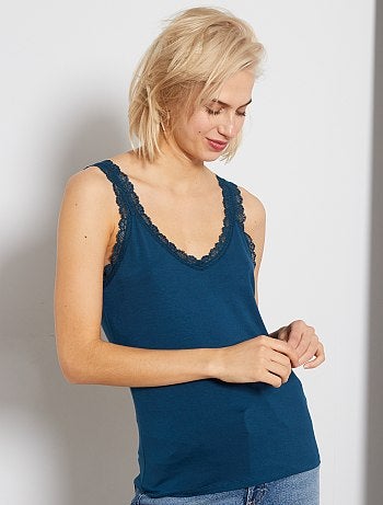 Débardeur en dentelle - Kiabi