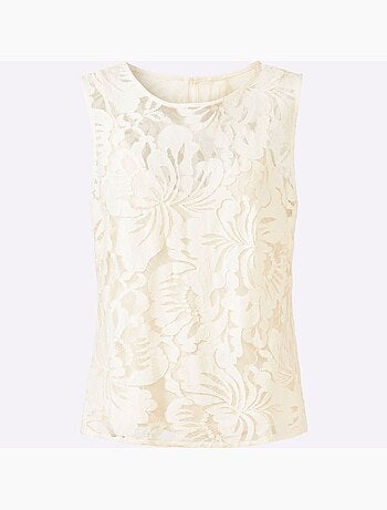 Débardeur En Dentelle Dentelle Florale - Taille Standard - helline