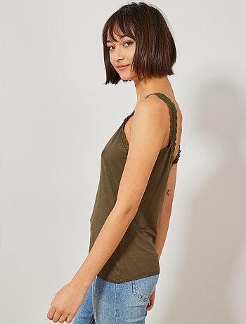 Débardeur en dentelle - Kiabi