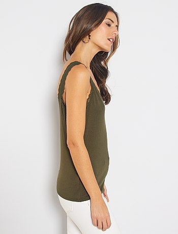 Débardeur en dentelle - Kiabi