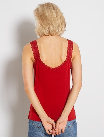 Débardeur en dentelle - Kiabi