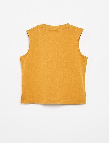 Débardeur en jersey de coton avec poche poitrine