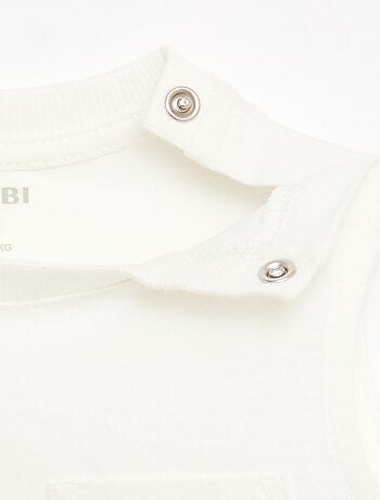 Débardeur en jersey de coton avec poche poitrine