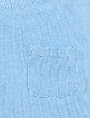 Débardeur en jersey de coton avec poche poitrine