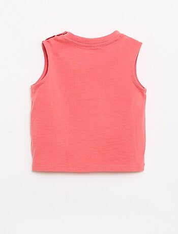 Débardeur en jersey de coton avec poche poitrine