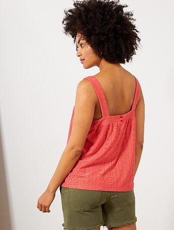 Débardeur en maille ajourée - Kiabi