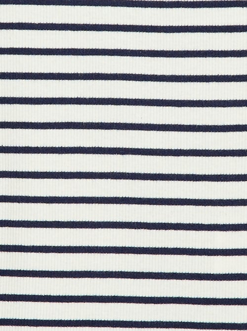 Débardeur en maille côtelée avec imprimé all over - Kiabi