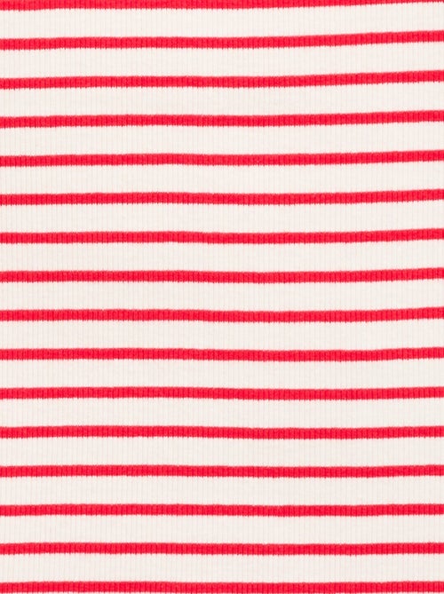 Débardeur en maille côtelée avec imprimé all over - Kiabi