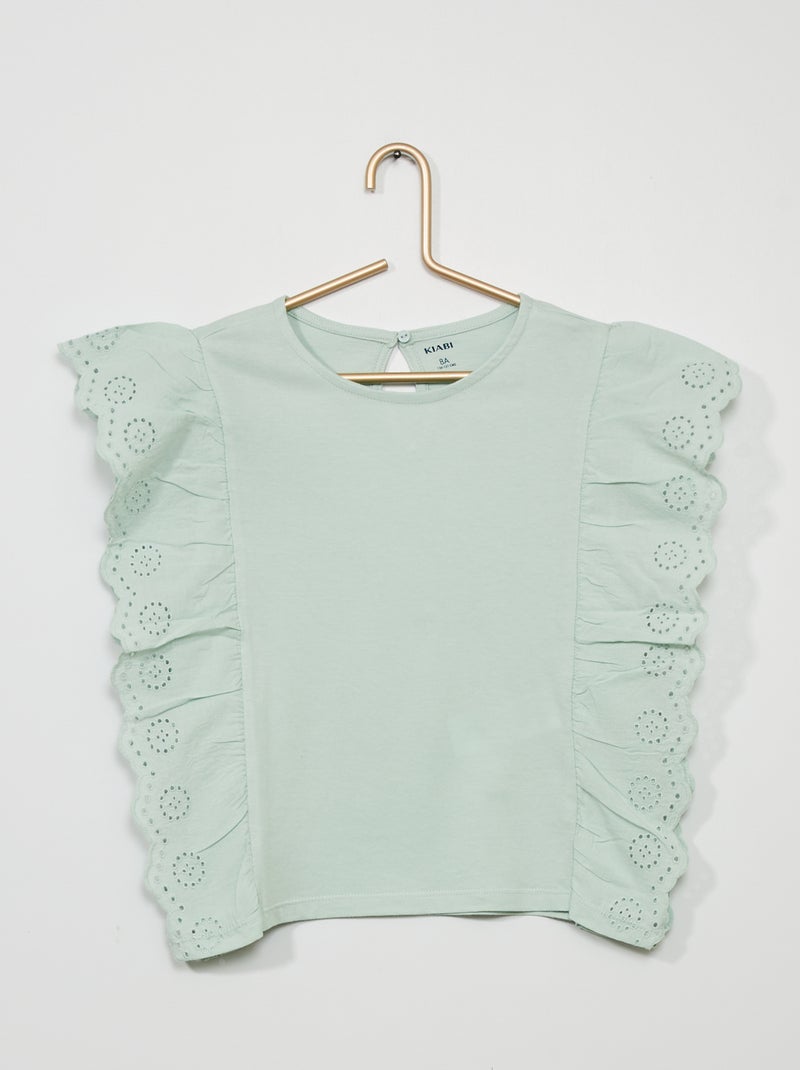 Débardeur en maille jersey Bleu vert - Kiabi