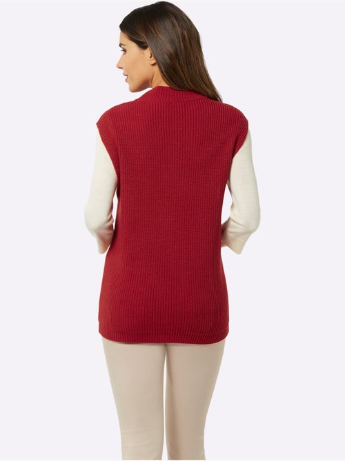 Débardeur En Tricot 30% Laine Vierge (mérinos) - Taille Standard - Witt - Kiabi Débardeur En Tricot 30% Laine Vierge (mérinos) - Taille Standard - Witt - Kiabi