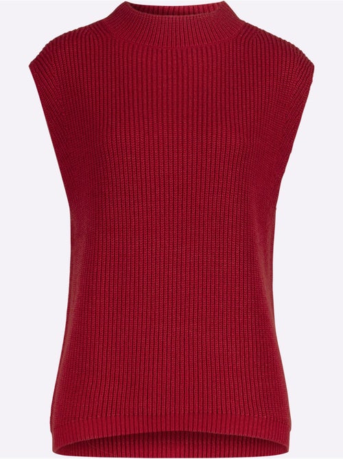 Débardeur En Tricot 30% Laine Vierge (mérinos) - Taille Standard - Witt - Kiabi Débardeur En Tricot 30% Laine Vierge (mérinos) - Taille Standard - Witt - Kiabi