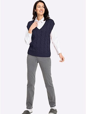 Débardeur En Tricot 50% Coton - Taille Standard - Witt