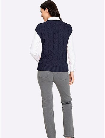 Débardeur En Tricot 50% Coton - Taille Standard - Witt