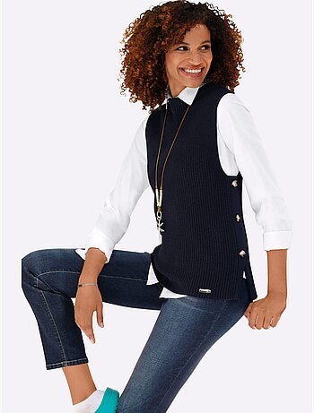 Débardeur en tricot 50% coton - taille standard - witt