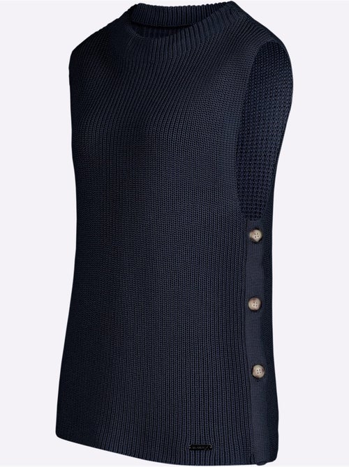Débardeur en tricot 50% coton - taille standard - witt - Kiabi Débardeur en tricot 50% coton - taille standard - witt - Kiabi
